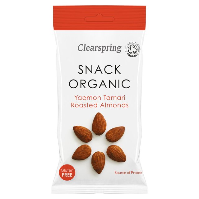 Clearspring Gluten Free Organic Tamari Roasted Almonds   30g GOODS M&S   