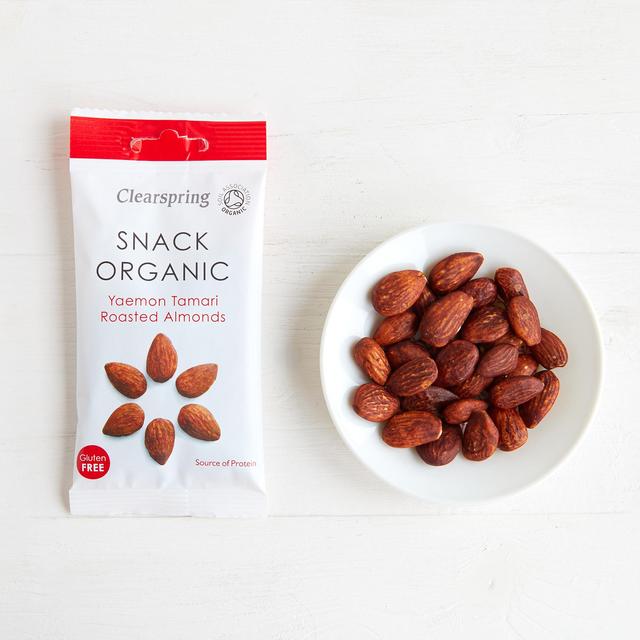 Clearspring Gluten Free Organic Tamari Roasted Almonds   30g GOODS M&S   