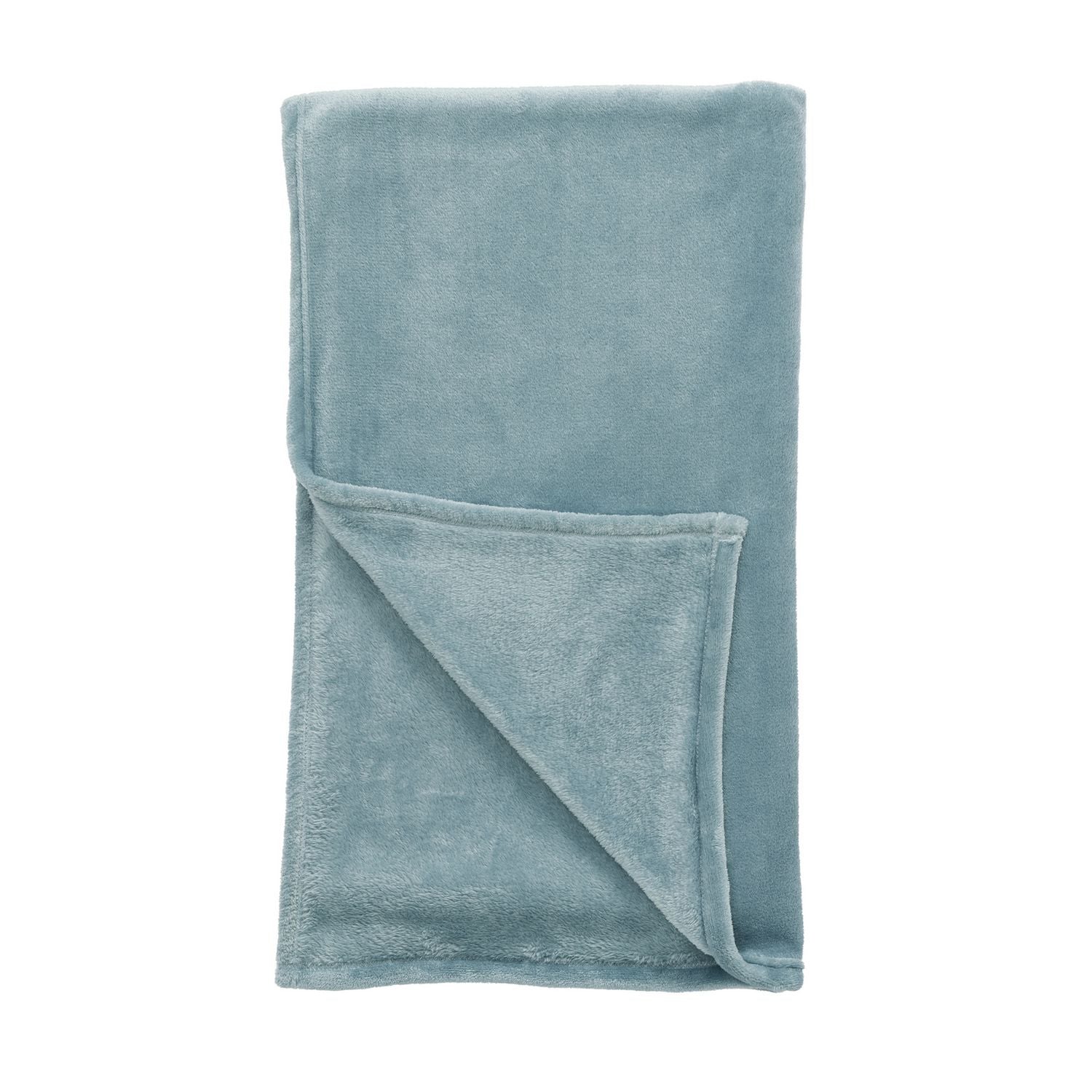 Argos Home Fleece Throw - Rustic Blue - 125x150cm
