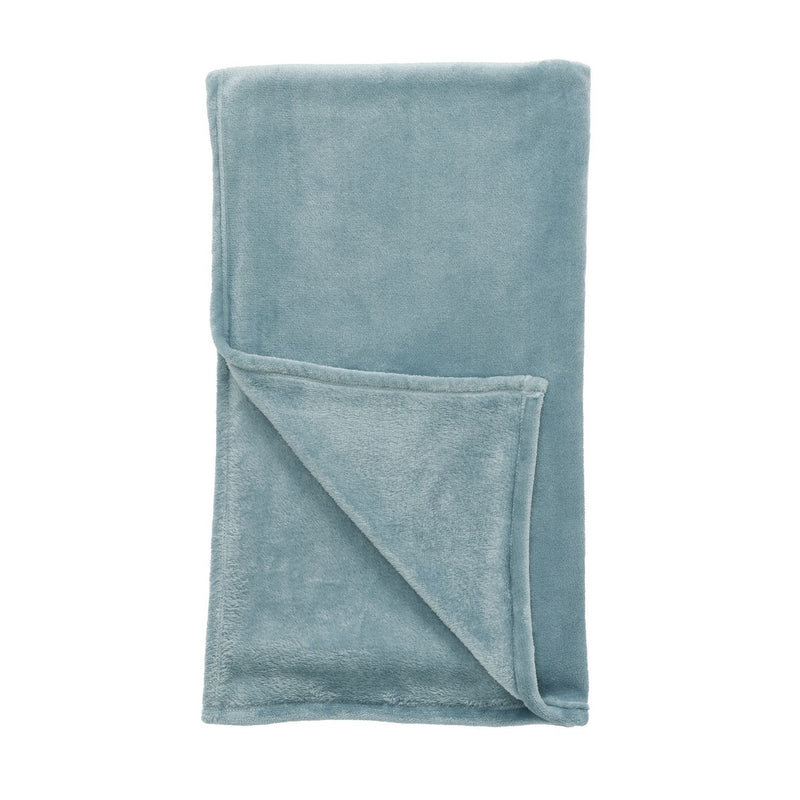 Argos Home Fleece Throw - Rustic Blue - 125x150cm