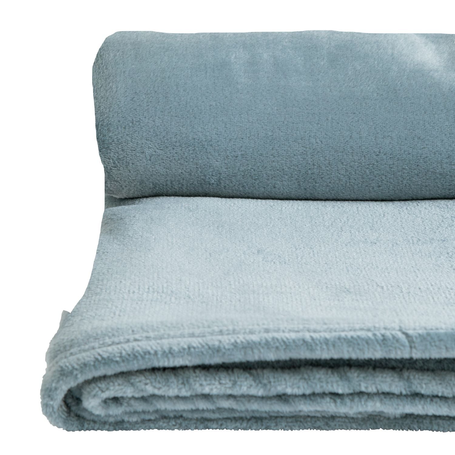 Argos Home Fleece Throw - Rustic Blue - 125x150cm