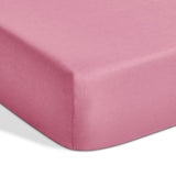 Habitat Extra Deep Plain Pink Fitted Sheet - Double