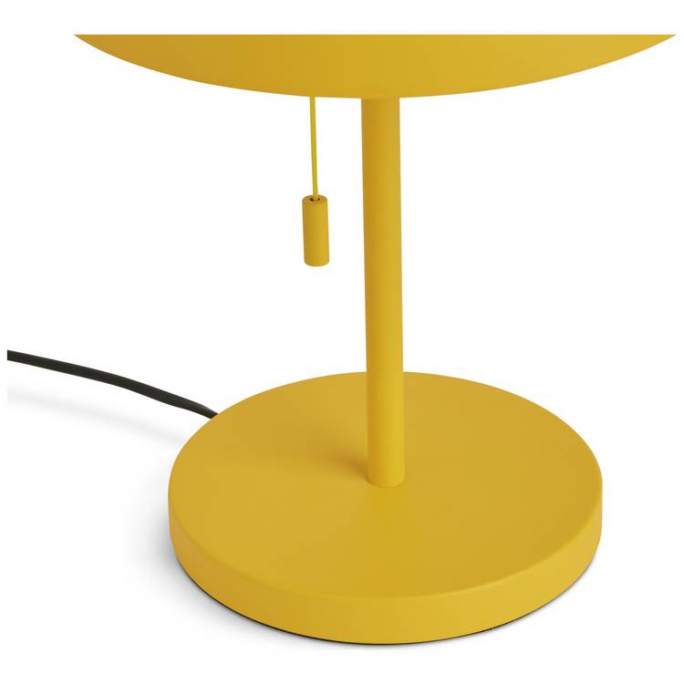 Habitat yellow mushroom table lamp 40cm, UK version