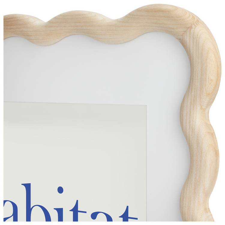 Habitat Wavy Natural Wooden picture frame 30x42cm - British product