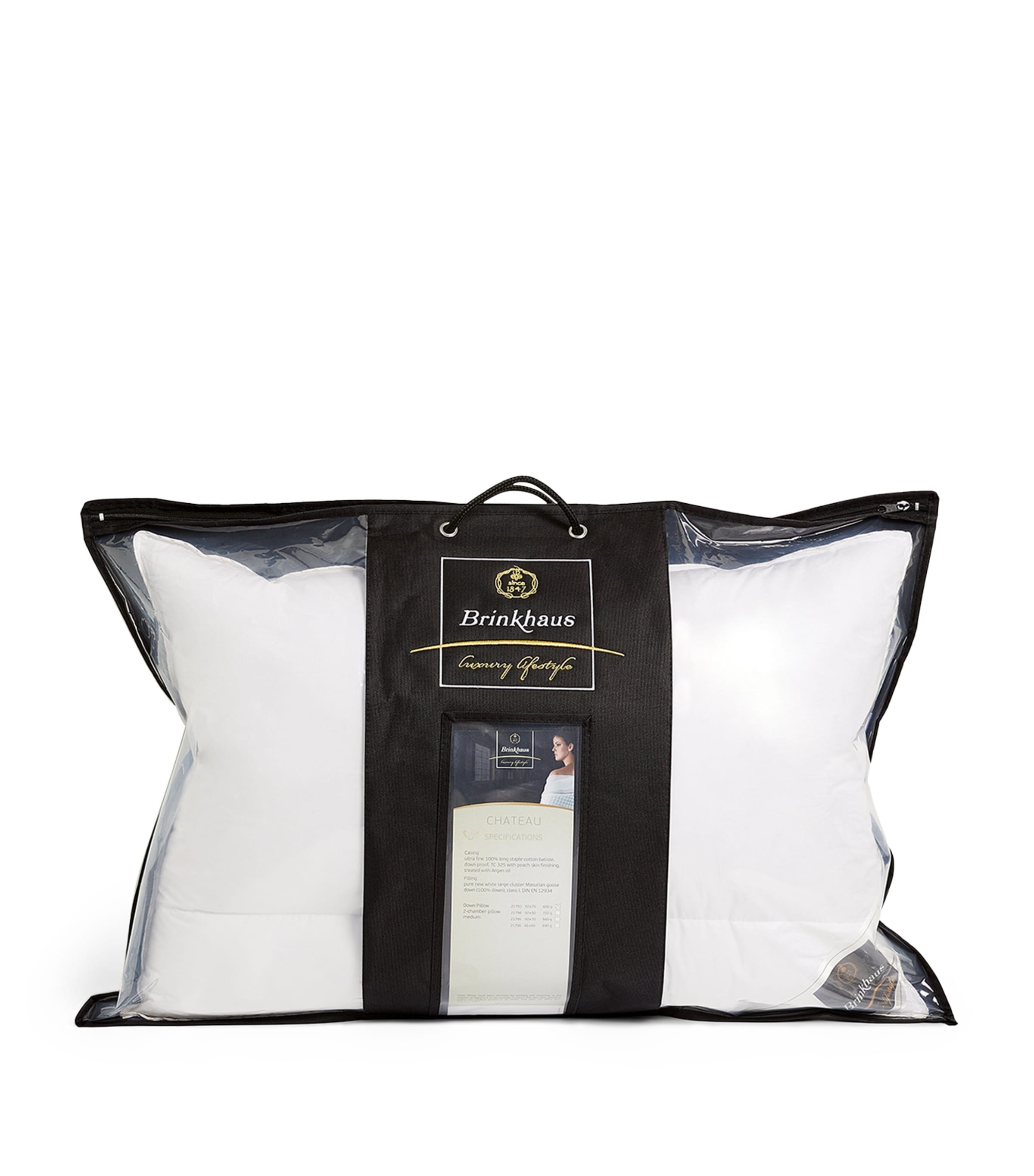 Brinkhaus Hungarian goose down soft pillow 50cm x 75cm - British product