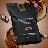U-Perform chocolate whey collagen protein powder 900g, imported from the UK