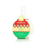 Spongellé holiday ornament body buffer Love Persimmon, imported from the UK