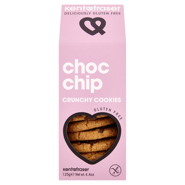 Kent & Fraser Gluten Free Chocolate Chip Crunchy Cookies   125g GOODS M&S   