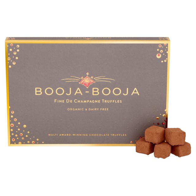 Booja-Booja Dairy Free Fine de Champagne Chocolate Truffles   184g GOODS M&S   