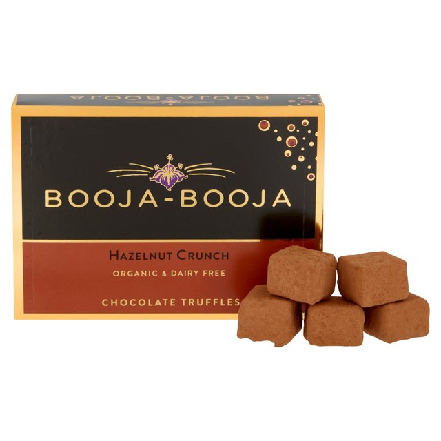 Booja Booja Dairy Free Hazelnut Crunch Chocolate Truffles   92g GOODS M&S   