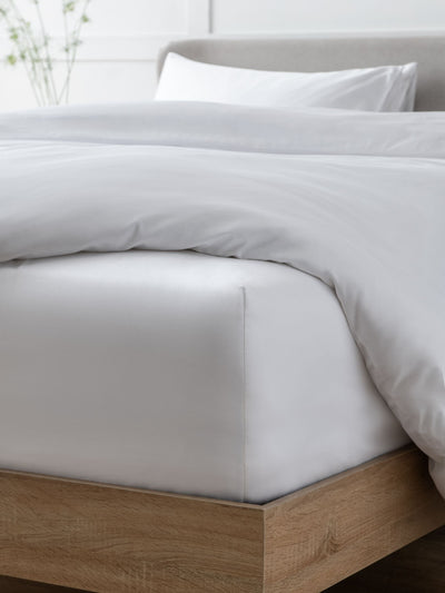 Collection Luxe Drap-housse Plat Coton Égyptien 400 fils Blanc Extra Profond Next - Acheter en ligne chez McGrocer