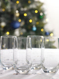 Clear Nova tall tumbler glasses set of 4 - British product