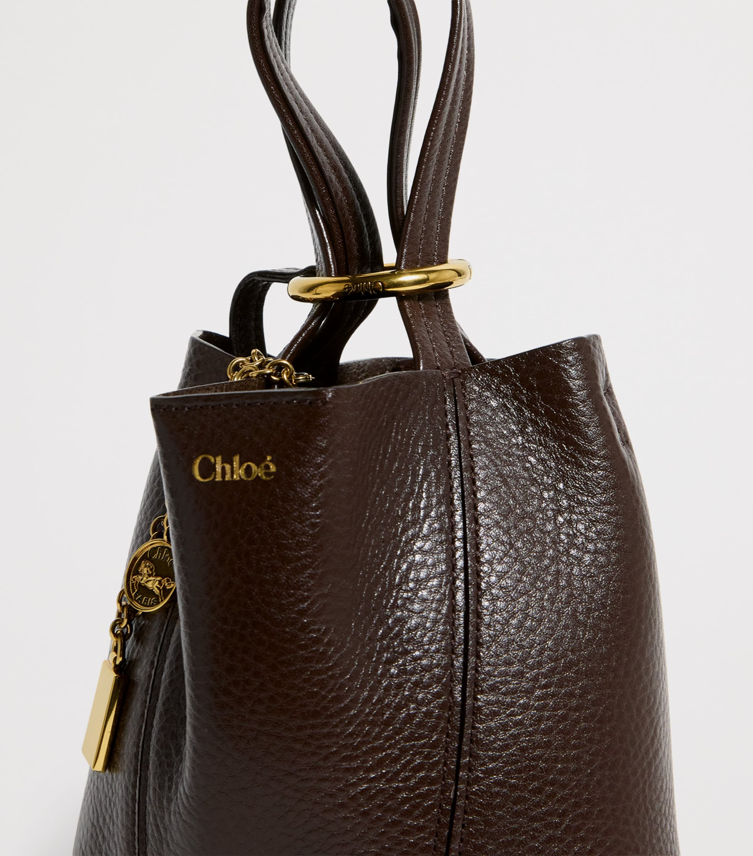 Chloé Small Calfskin Spin Tote Bag imported UK version