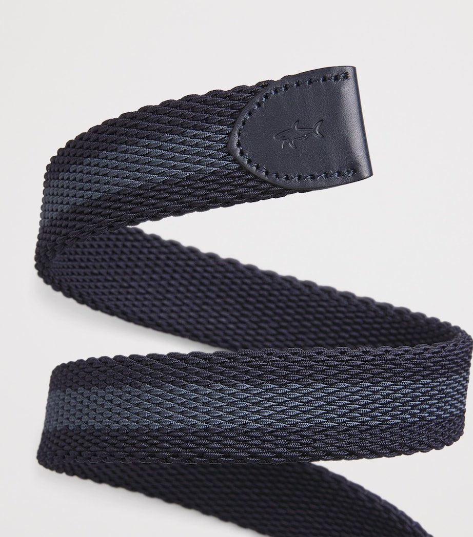 Paul & Shark reversible belt woven cotton 2.5cm - British product