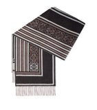 Loewe wool-cashmere Anagram scarf 30x160cm, imported from the UK