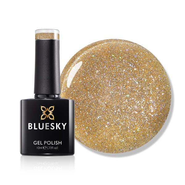 Bluesky gel polish Amber Shimmer 10ml, UK version
