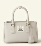 Prada Mini Galleria metallic saffiano leather top handle bag, UK version