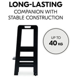 Hauck Montessori learning tower in black, UK version