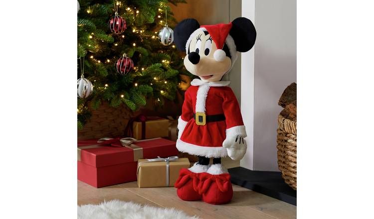 Disney Red Standing Minnie Mouse Christmas Decoration GOODS Argos