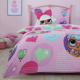 LOL Surprise kids bedding set single, imported from the UK
