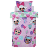 LOL Surprise kids bedding set single, imported from the UK