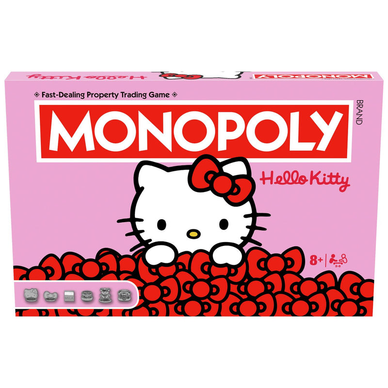Hello Kitty Monopoly board game with Sanrio design, UK version
