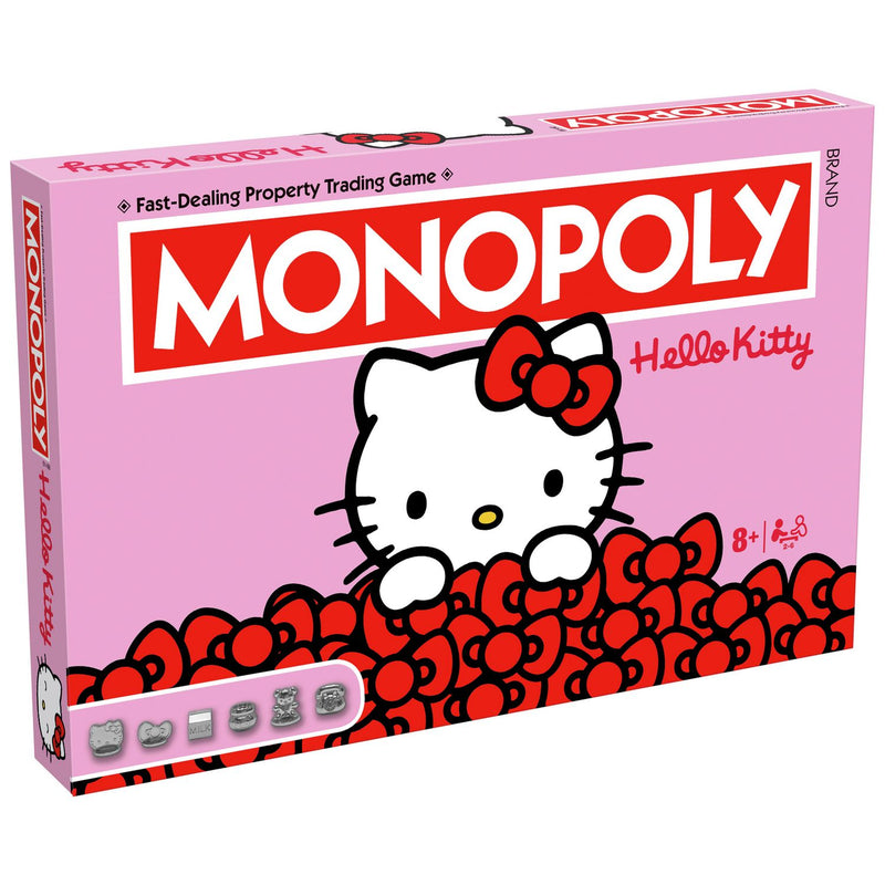 Hello Kitty Monopoly board game with Sanrio design, UK version