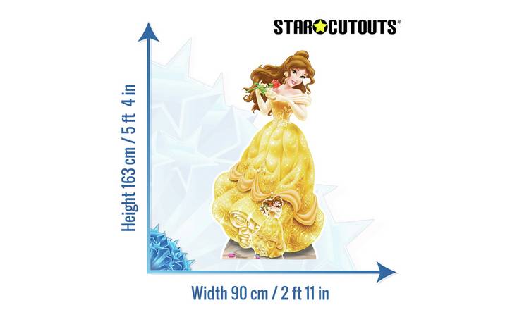 Star Cutouts Disney Princess Belle Cardboard Cutout GOODS Argos