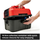 Einhell cordless wet dry vacuum cleaner 10L, imported from the UK