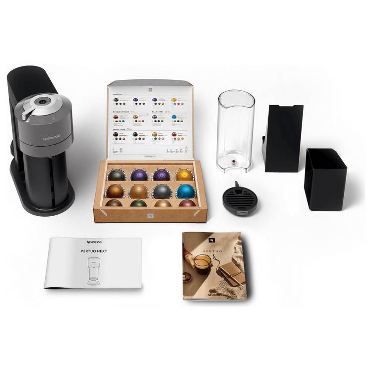 Nespresso Vertuo Next pod coffee machine grey, UK version