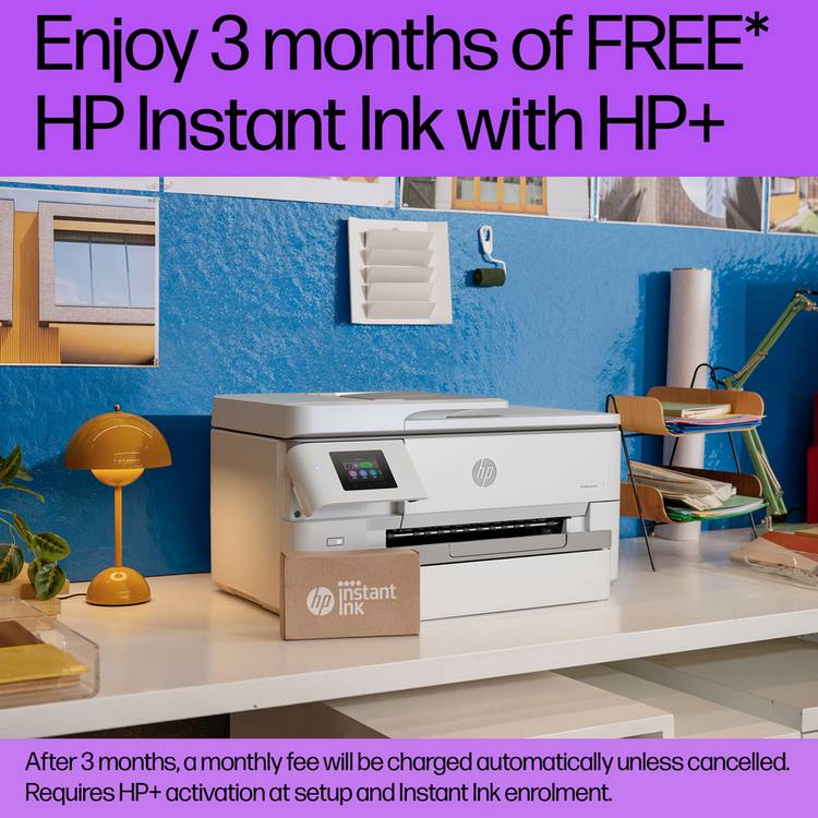 HP OfficeJet Pro 9720e A3 colour inkjet printer, UK version