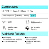 HP OfficeJet Pro 9720e A3 colour inkjet printer, UK version