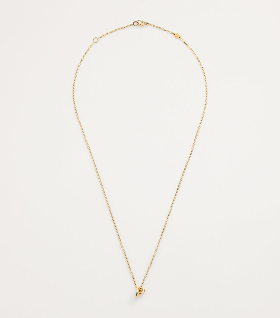 Engelbert Legacy Knot pendant necklace in yellow gold - British product