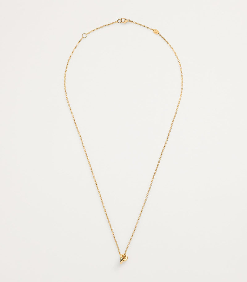 Engelbert Legacy Knot pendant necklace in yellow gold - British product