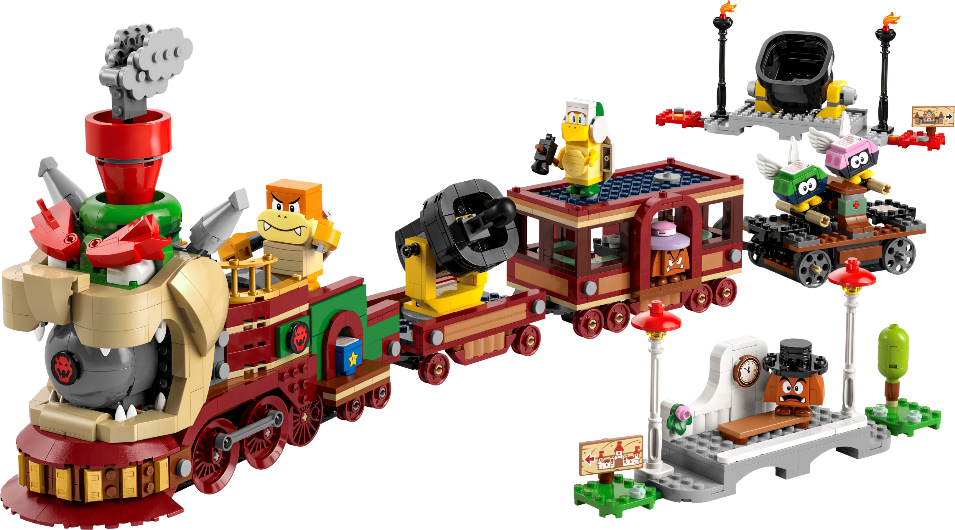 LEGO Bowser Express Train building set 1392 pieces - British product