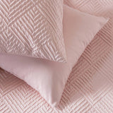Argos Home pink embossed bedding set single size - British product
