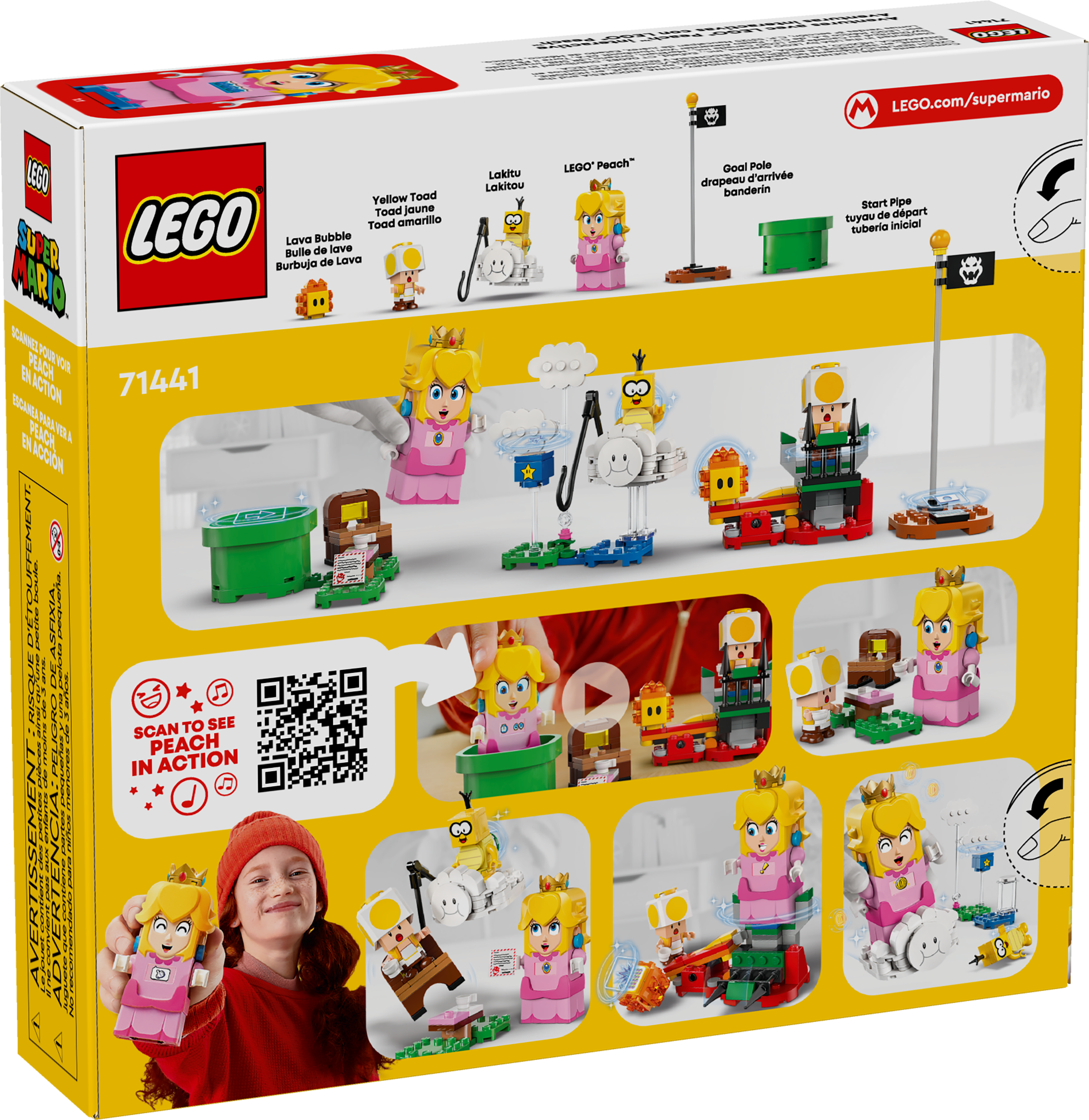 LEGO Super Mario Peach interactive building set - British product