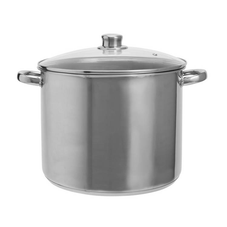 Argos Home 28cm stainless steel stock pot 13 litre (British brand)