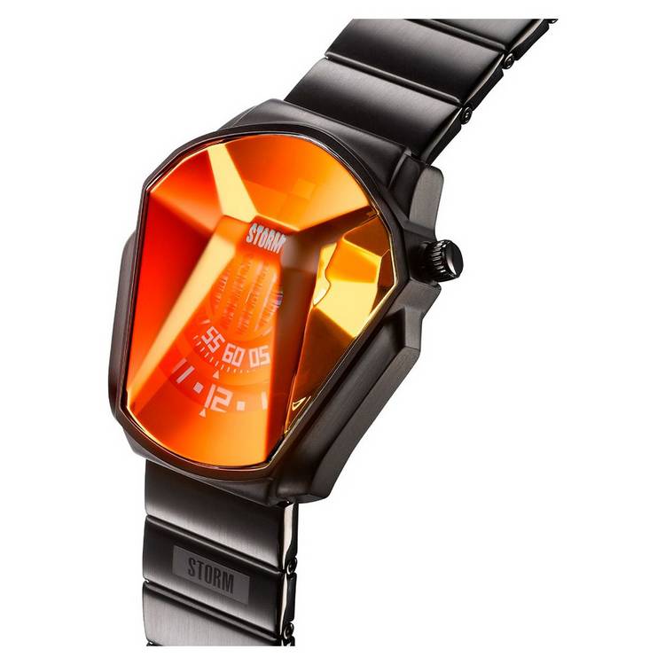 STORM Darth red dial watch 43.5mm stainless steel - British product