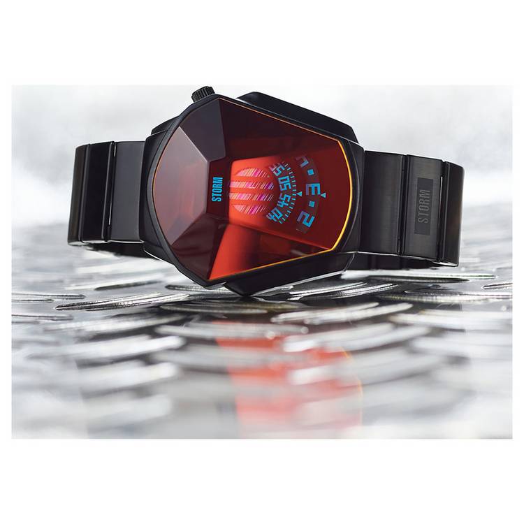 STORM Darth red dial watch 43.5mm stainless steel - British product