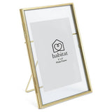 Habitat gold metal easel frame 4x6 - British product