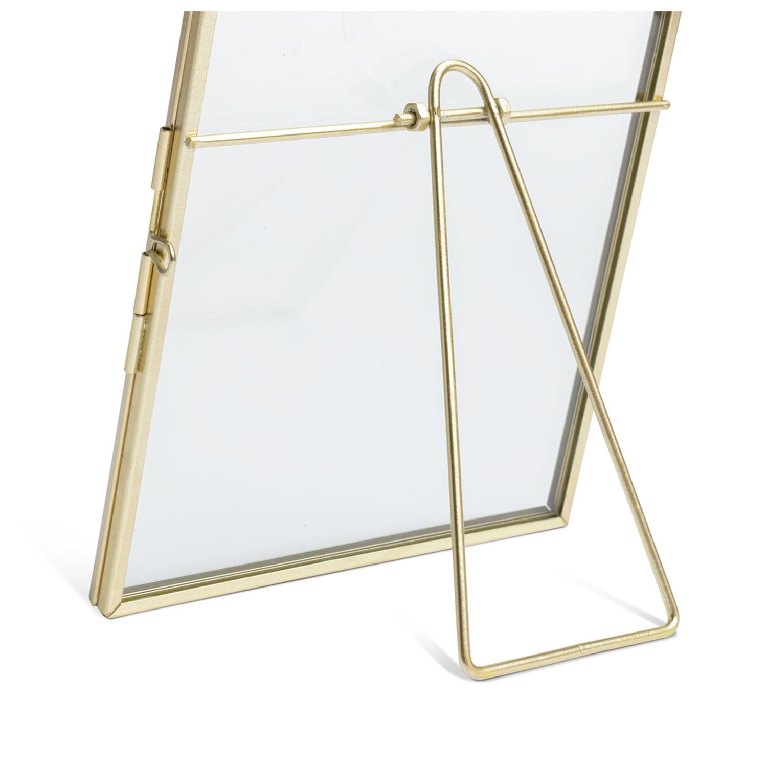 Habitat gold metal easel frame 4x6 - British product