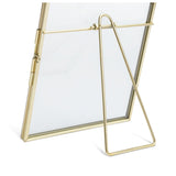 Habitat gold metal easel frame 4x6 - British product