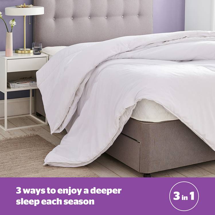 Silentnight all seasons duvet 18 tog single (British brand)
