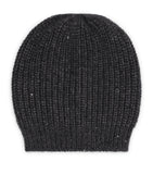 Brunello Cucinelli cashmere silk beanie paillettes - British product
