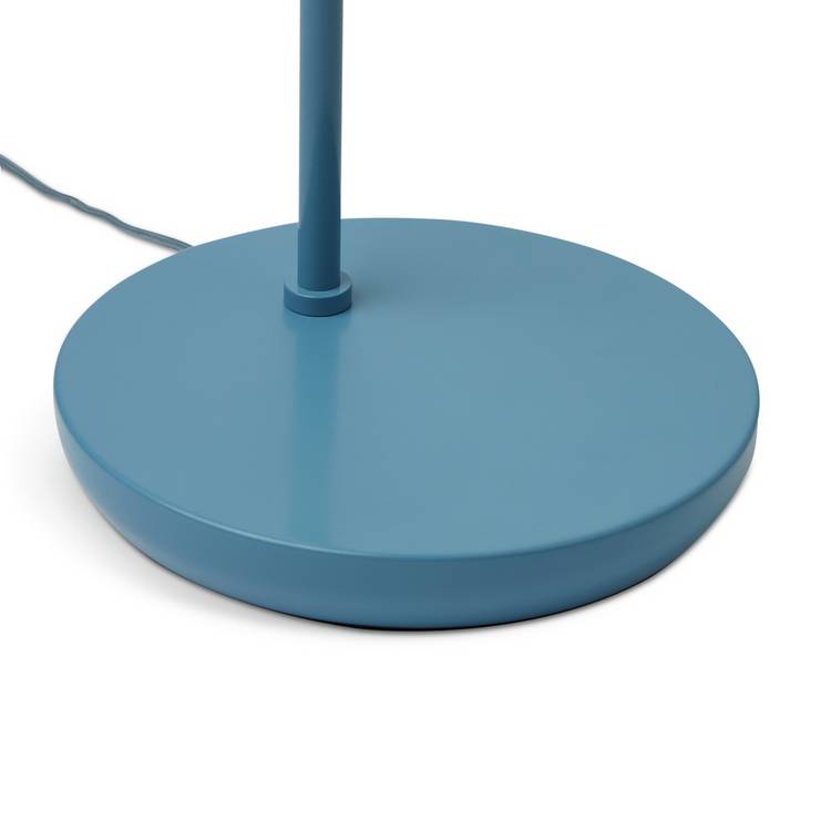 Habitat Acorn floor lamp cornflower blue 152cm tall, imported from the UK