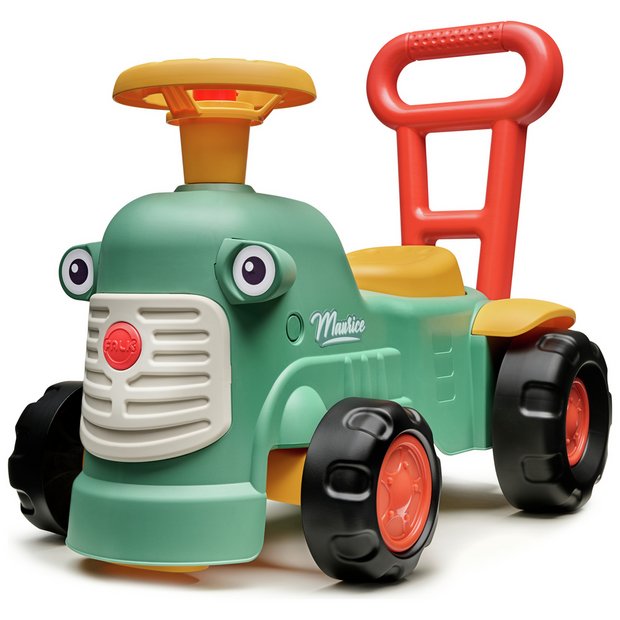 Falk vintage foot-to-floor tractor for toddlers, imported from the UK