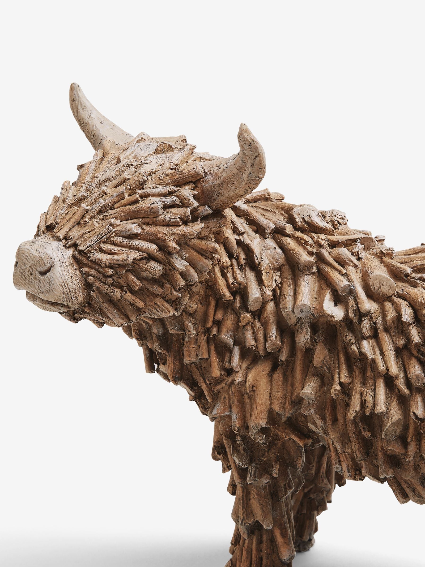 Brown Hamish the Highland extra large cow ornament - British product