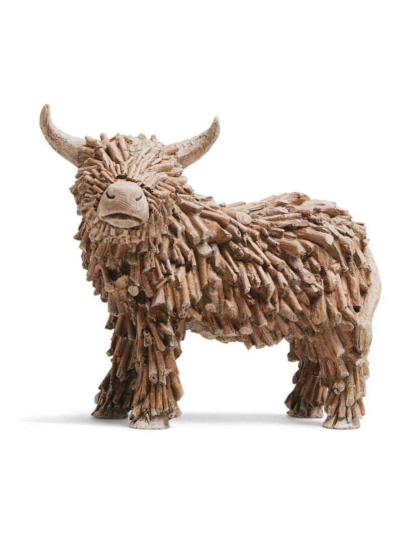 Brown Hamish the Highland extra large cow ornament - British product