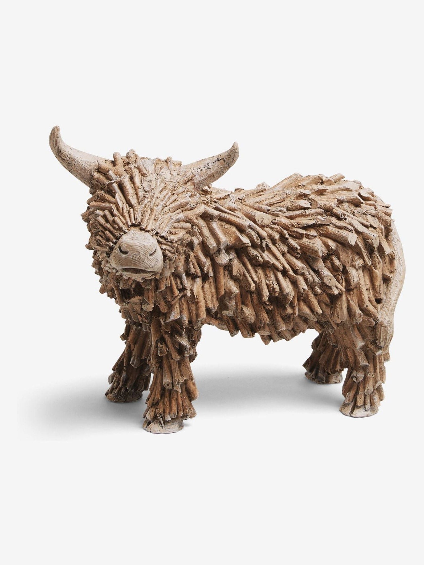 Brown Hamish the Highland extra large cow ornament - British product